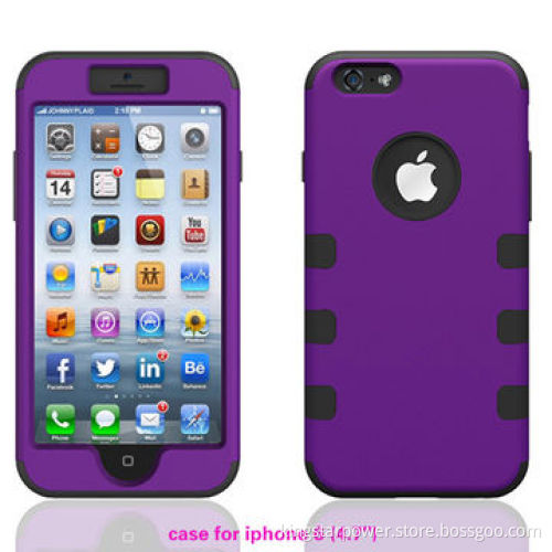 Robot 3-in-1 Case for iPhone 6, 4.7-5.4-inch Hard Back Cover, Simple StyleNew